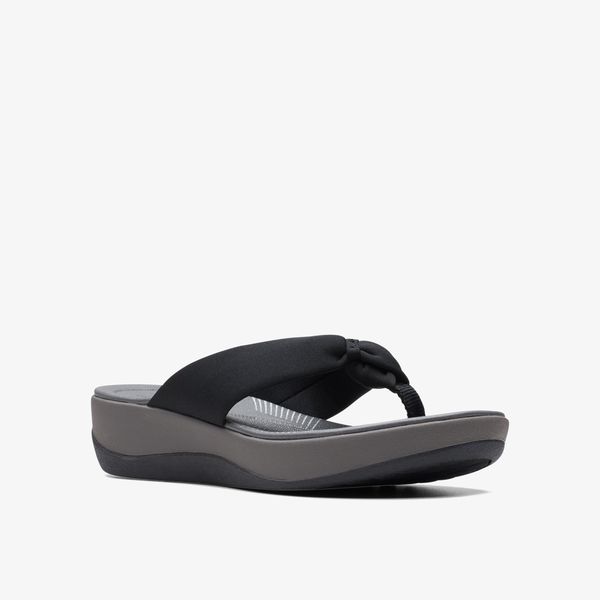 Women's Arla Glison Black FabricCloudsteppers™ Flip Flops - Image 4