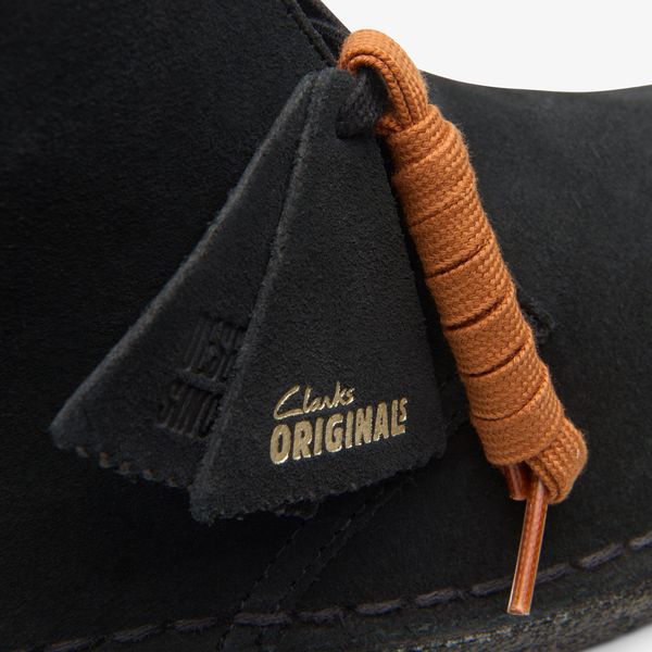 MENS Desert Boot Black Suede Desert Boots - Image 7