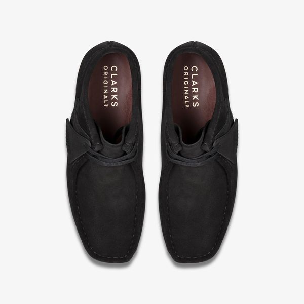Women's Wallabee™ Boot Black Suede Boots - Image 6