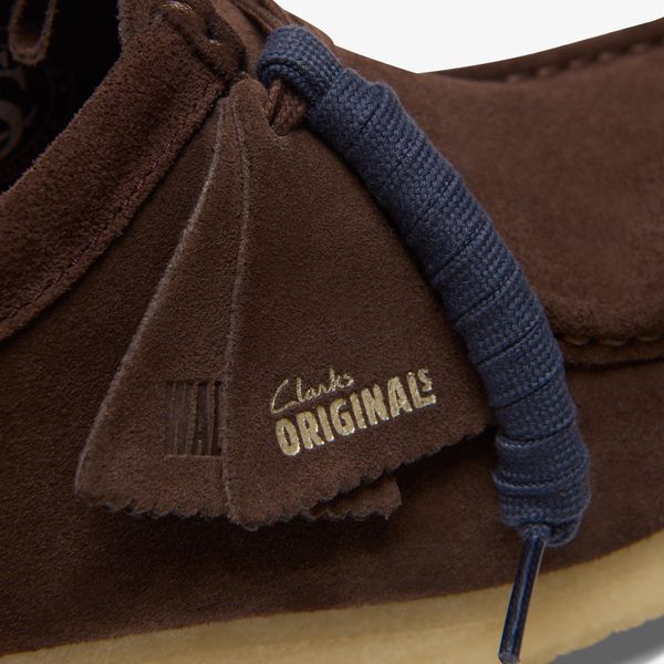 Men's Wallabee™ Dark Brown Suede Shoes - Image 7