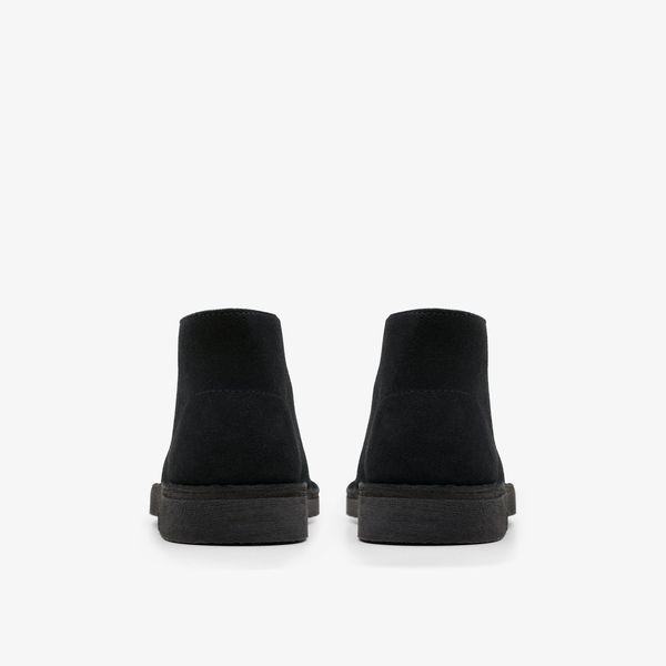 BOYS Desert Boot Older Black Suede Ankle Boots - Image 5