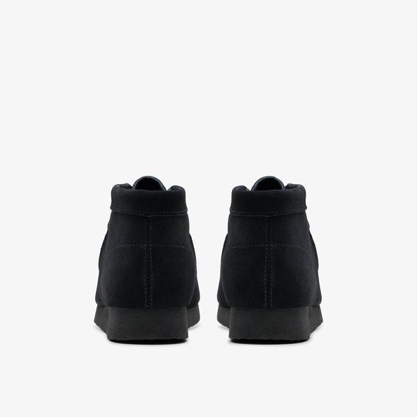 Kids Wallabee Boot Older Black Suede Boots - Image 5