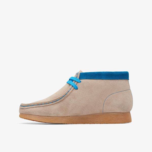 Kids Wallabee Boot Older Sand Combination Boots - Image 2
