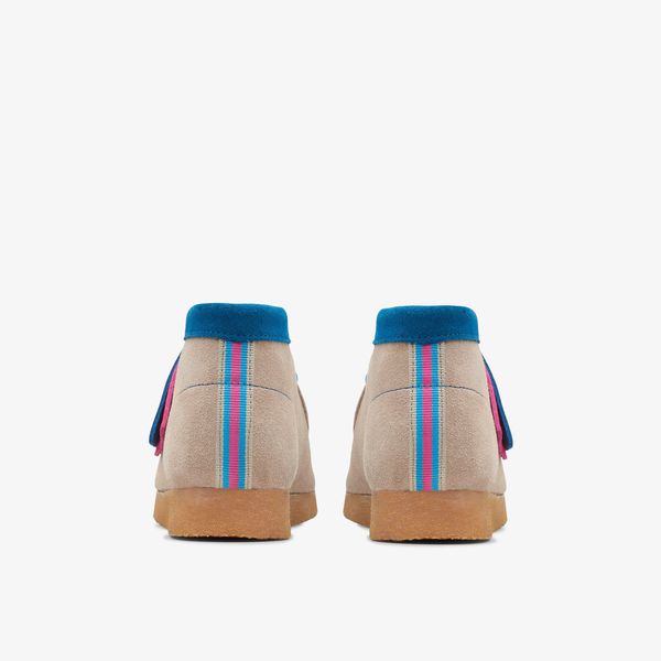 Kids Wallabee Boot Older Sand Combination Boots - Image 5