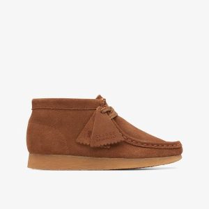 Kids Wallabee™  Boot Older Cola Suede Boots