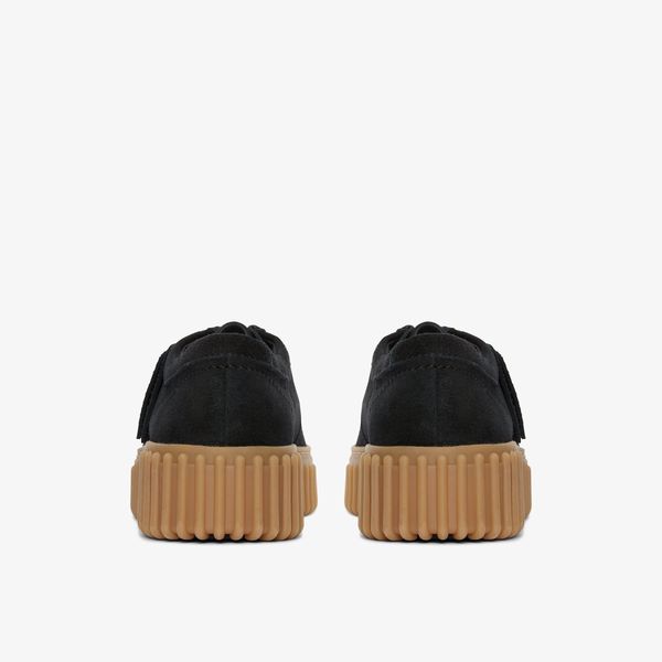 WOMENS Torhill Bee Black Suede Moccasins - Image 5