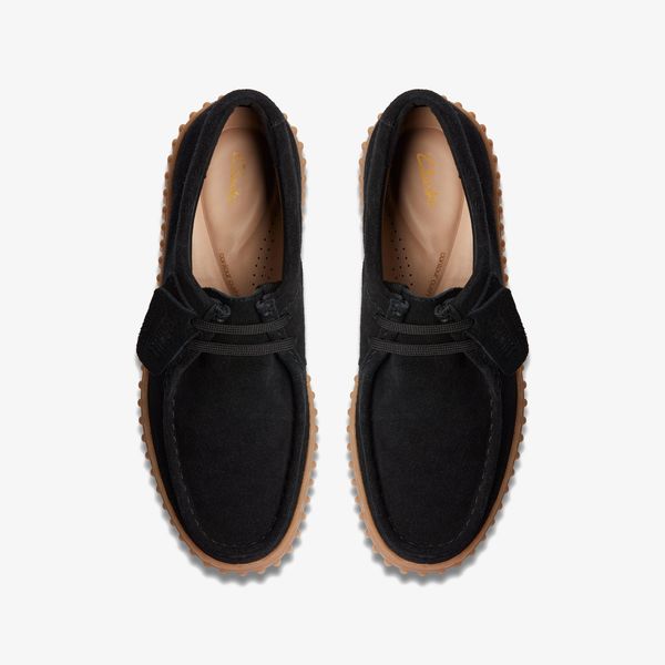 WOMENS Torhill Bee Black Suede Moccasins - Image 6