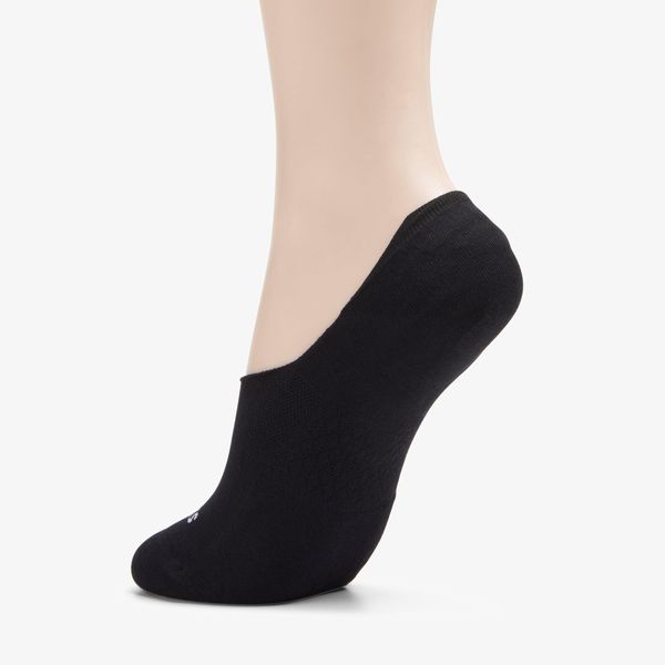 Womens Basic Liner Black Socks - Image 2
