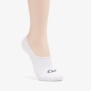 Womens Basic Liner White Socks