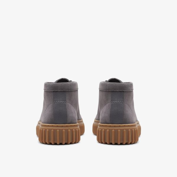 Torhill Kid Grey Suede Ankle Boots - Image 5