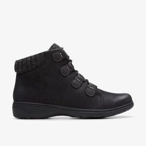 Womens Carleigh Jade Black Nubuck