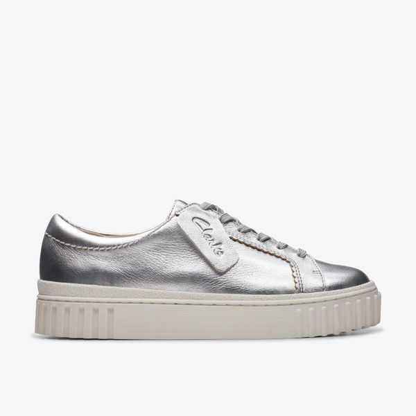 Womens Mayhill Walk Silver Metallic Sneaker