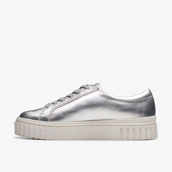 Womens Mayhill Walk Silver Metallic Sneaker - Image 2