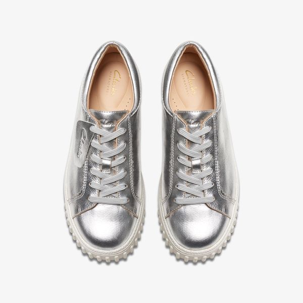 Womens Mayhill Walk Silver Metallic Sneaker - Image 6