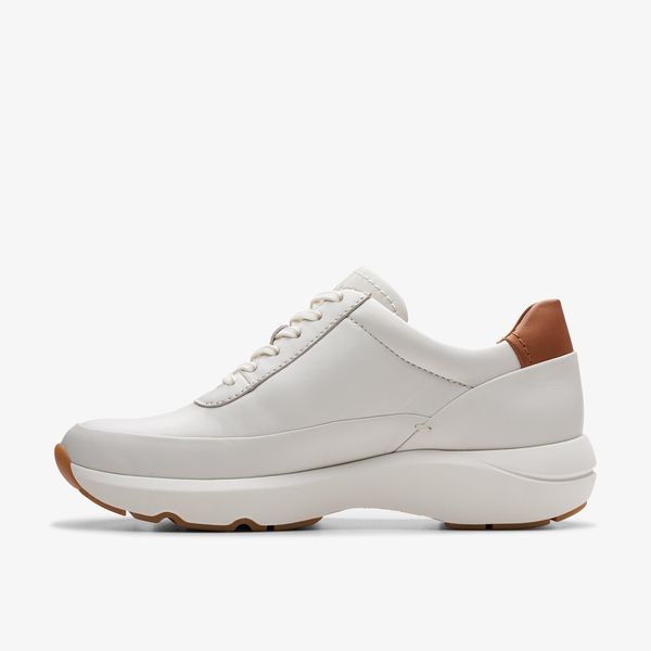 Women's Tivoli Zip Off White Leather Sneakers - Image 2