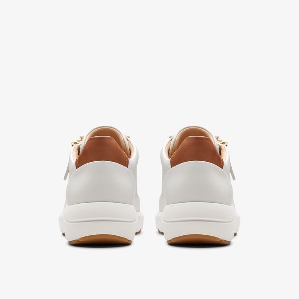 Women's Tivoli Zip Off White Leather Sneakers - Image 5