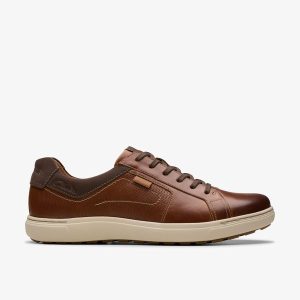 Men's Mapstone Lace Tan Leather Sneakers