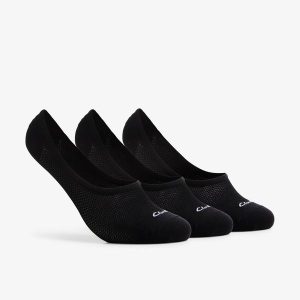 Mens  3 Pack Liners Black Socks