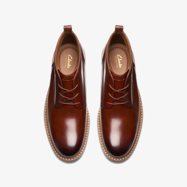 Aldwin Chukka Mid Tan Leather Shoes - Image 6