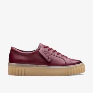 Womens Mayhill Walk Burgundy Leather Shoes