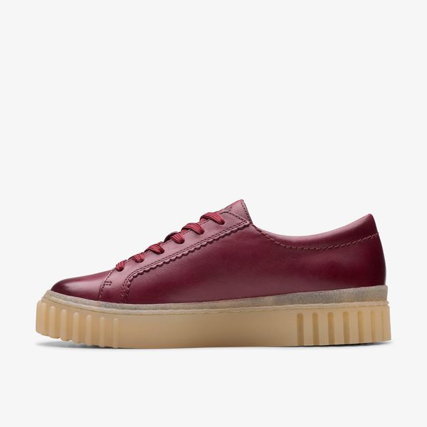Womens Mayhill Walk Burgundy Leather Shoes - Image 2