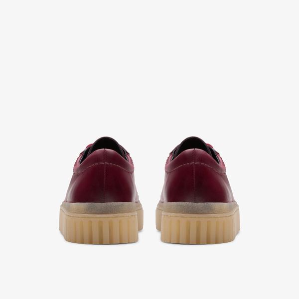 Womens Mayhill Walk Burgundy Leather Shoes - Image 5