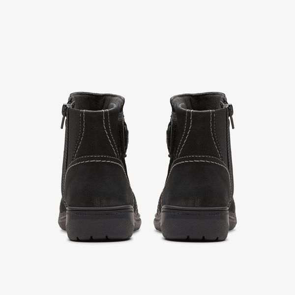 Women's Carleigh Style Black Nubuck Ankle Boots - Image 5