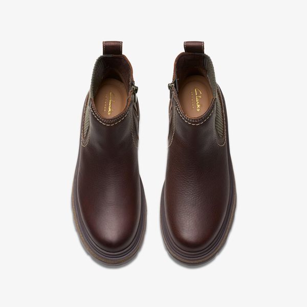 Womens Hencroft StepWP Brown Leather Chelsea Boots - Image 6