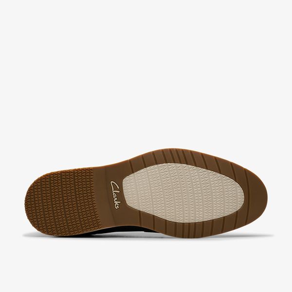 Men's Monahan Plain Navy Nubuck Oxford Shoes| Clarks - Image 3