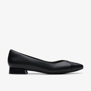 Women's Natalyn Wish Black Leather Ballerina Flats