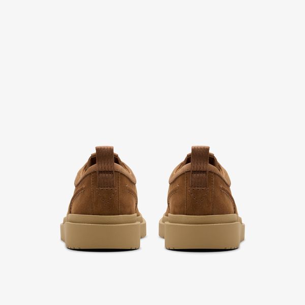 Mens Polden Moc Cola Suede Shoes - Image 5