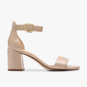 Women's Ezoria Mae Sand Patent Heeled Sandals