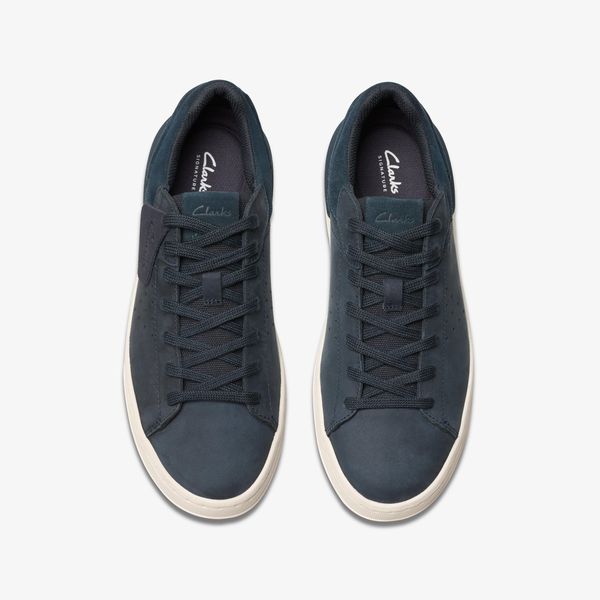 Mens Courtlite2 Run Navy Nubuck Sneakers - Image 6