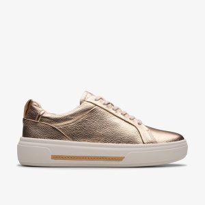 Women's Hollyhock Walk Copper Metallic Sneakers