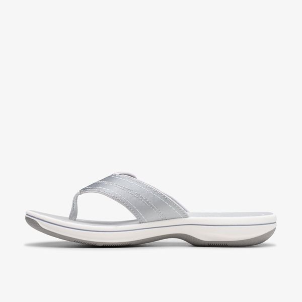 Women's Breeze Reyna Silver Cloudsteppers™ Flip Flops - Image 2