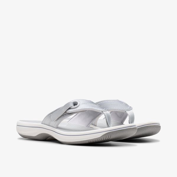 Women's Breeze Reyna Silver Cloudsteppers™ Flip Flops - Image 4
