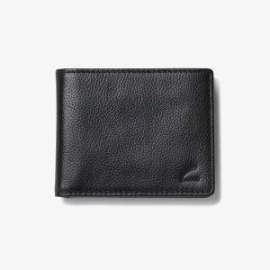 Mens Classic Pebble Slimfold Wallet Black
