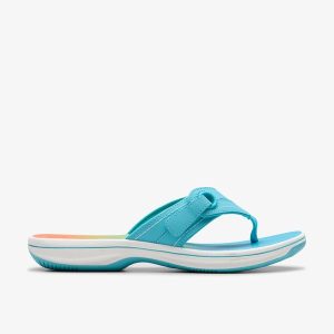 Women's Breeze Reyna Turquoise Ombre Flip Flops
