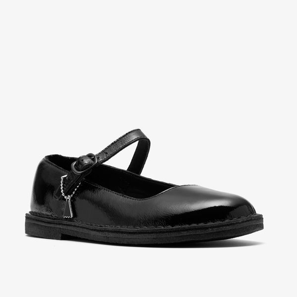Womens Desert Jane Black Patent Mary Janes - Image 4
