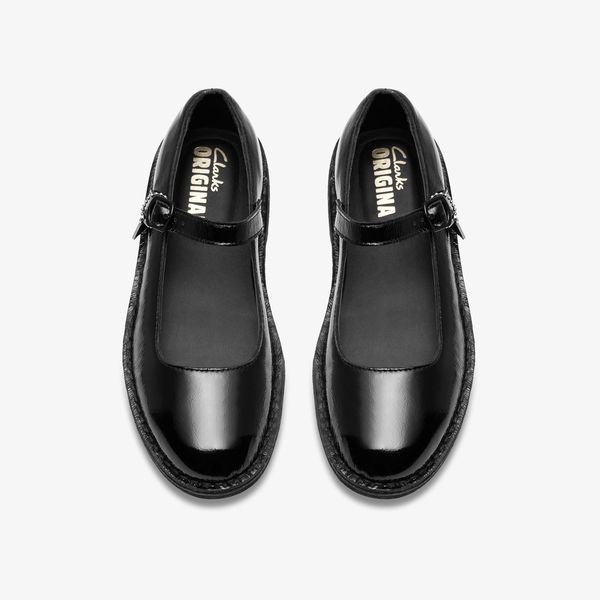 Womens Desert Jane Black Patent Mary Janes - Image 6