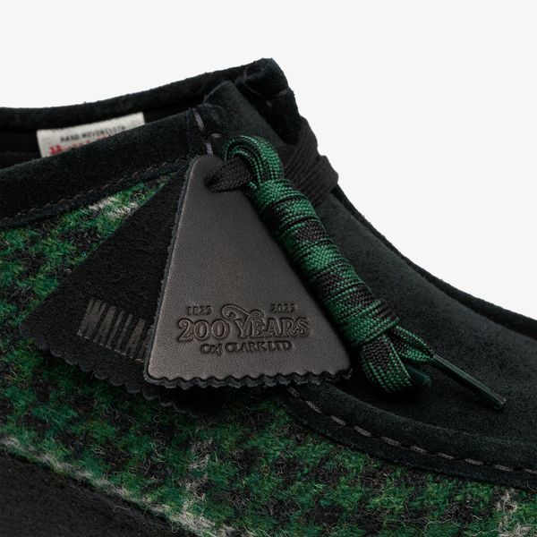 Mens Green Tweed Combination Wallabees - Image 7