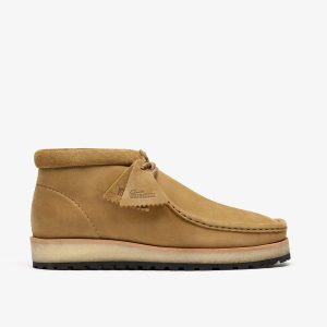 Mens Wallabee Scout Oakmoss Nubuck Boots