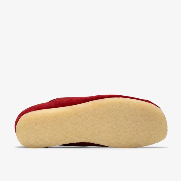 Mens Dark Red Suede Wallabees - Image 3