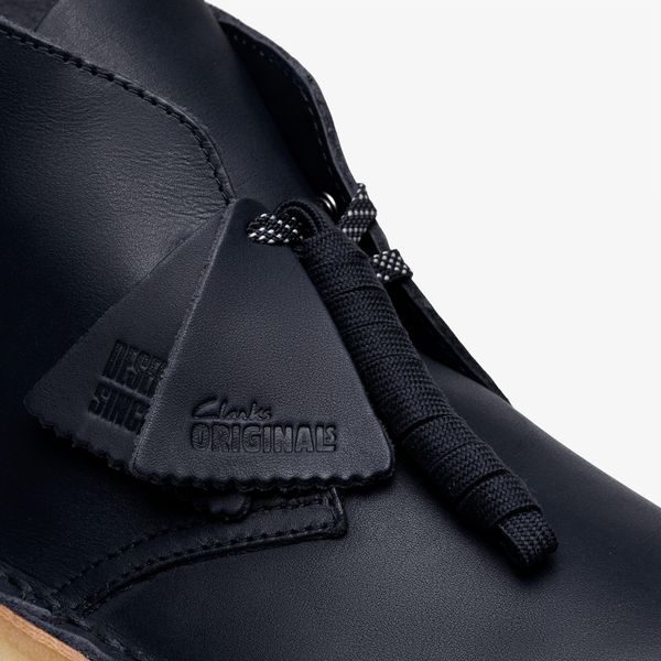 Mens Desert Boot Navy Leather Desert Chukka - Image 8