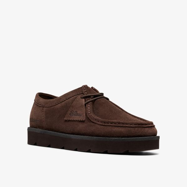 Men's Meare Walla Dark Brown Suede Wallabees - Image 4