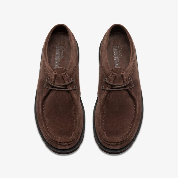 Men's Meare Walla Dark Brown Suede Wallabees - Image 6