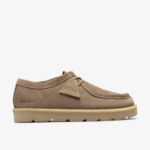 Mens Meare Walla Smoke Grey Suede Wallabees