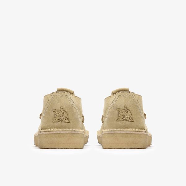 Mens Nomad T Bar Maple Suede Shoes - Image 5