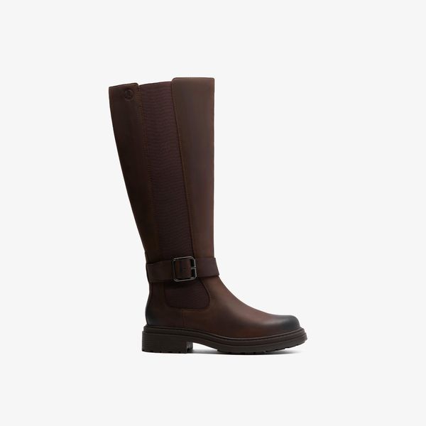 Womens Orinoco3 Tall Dark Brown Leather Knee High Boots