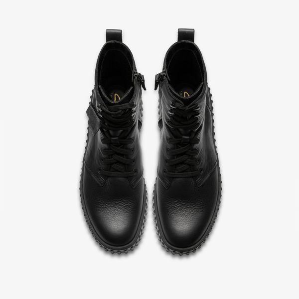 Womens Torhill Style Black Leather Ankle Boots - Image 6